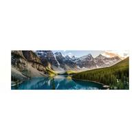 Landscape Canvas Painting, Lake Forest Mountain Scenery Painting Wall Art Decor Posters For Living Room Bedroom Prints Picture 20x60cm