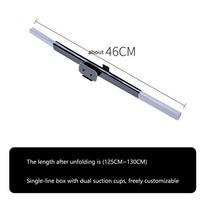 Sun Shade for Car Large Retractable Windshield Visor Protector Blocks UV Rays Auto Sunshade Fits Front Window Suction 45cmX125cm