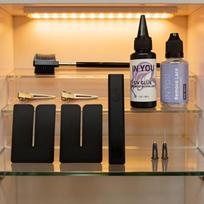 UV Hair Extension Kit Fast Curing UV Lamp 30g UV Glue 30ml Remover Anti-UV Guards Full Accessories Set for Hair Extensions A set
