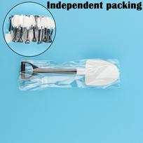 100 Pcs/lot Potted Disposable Plastic Ice Cream Spoon Shovel Shape Cake Scoop Dessert Stick Without packing