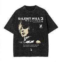 Heather Mason Silent Hill 3 | Grafinis marškinėlis | Vintažinis siaubo žaidimo marškinėlis | Retro gatvės aprangos marškinėlis S įvairiaspalvis