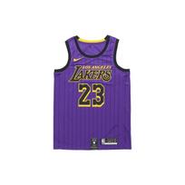 Nike NBA LeBron James City Version Jersey SW Fan Edition lakers 23 Purple Men's AJ4618-510 M