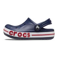 Crocs Bayaband Clog Casual Versatile Non Slip Shock Absorbing Wear Resistant Sandals Kids Black White Red 207019-410 28-29