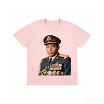 2026 Dictador Kylian Mbappe Memas Grafinis Marškinėliai Gatvės Stiliaus Per dydį Medvilniniai Vyriški Moteriški Y2k Populiarūs Juokingi Laisvalaikio Moteriški Vyriški Drabužiai 4XL white