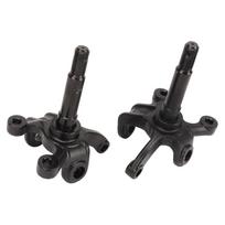 2 Pcs Wheel Stub Axle Strut Steering Knuckle Spindle Brake Disc Wheel Axle Hub Flange for 110cc 150cc 200cc 250cc ATV Kart