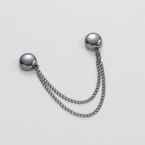 Magnetinis juosmens diržas, reguliuojamas marškinėlių krašto segtukas, puikiai priglundantis, metalinė spaudė, galima įsigyti baltos/auksinės/juodos spalvos 1pcs juoda