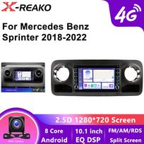Android 13 For Mercedes Benz Sprinter 2018-2022 GPS 4G 8Core Wireless Bluetooth Apple Carplay Multimedia Car Radio Touch Screen Stereo 8 core 4GB+64GB
