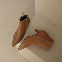 Apricot Black Women Ankle Boots Med Heel Small Big Size 32 48 34 ruda