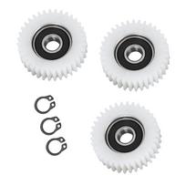 3PCS Nylon Professional 36 Tooth E Bike Motor Gear Clutch Equipment Tool Accessory white