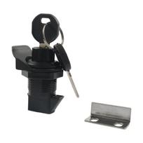 Push Operated Plastic Lock For Vehicle Compartments Cabinets Modern Slim Profile PA Material Reliable Security Fastener 1