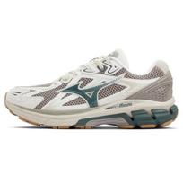 Mizuno Halo Mi Cushioning Anti-Slip Wear-Resistant Breathability Low-Top Running Shoes Unisex Champagne White Sneakers D1GH240807 36