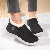 Women's Winter Casual Thickened Cotton Snow Boots 40 juoda