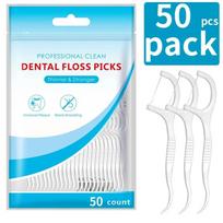 Mint Adult Dental Floss Sticks - Ultra-Fine Flosser Toothpick Home Set - Portable Thread Dental Floss Box Large Packaging Amagi