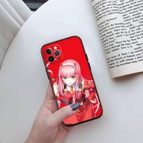 MH157 Zero Two telefono dėklas, skirtas Samsung S20 S21 S22 S23 S24 FE Ultra Plus Lite S21S A55 A07 A17 F06 F16 M06 M16 M56 A36 A37 A57 Samsung A17 alyvuogės