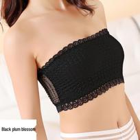Nėriniuotas be petnešėlių vieno peties bandeau liemenėlė moterims, apsauganti nuo atidengimo, be pakietinimo, krūtinės įvyniojimas. One Size beige