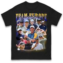 Ryder Cup 2025 Team Europe Bethpage T-Shirt Tshirt Mens Womens Tops Unisex Tees 100% Cotton S