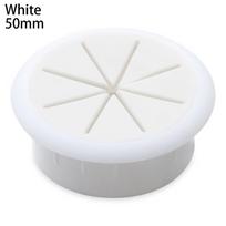 50/60mm Desk Cord Grommets Wire Organizer Cable Hole Cover for Office Furniture Cable Passing Eight Petal Threading Box Cover