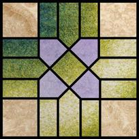Frosted Window Film Stained Glass Decals Art Deco Design Flower Static Cling Sticker Removable Home Decor UV Blocking (as the picture,30X30cm)
