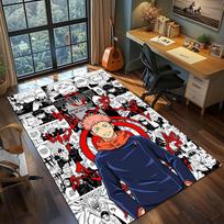Jujutsu Kaisen  Carpet Floor Mat Gamer Bedroom Washable Non Slip Large Area Home Room Decor YUN6512 60x90cm