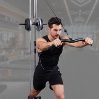 Fitness Lower Pull Bar Pulldown Bar Attachment Back Strength Training Handle Grips for Gym Strength Workout Muscle Building China Mainland