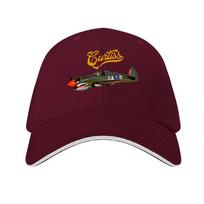 P Kittyhawk Baseball Cap custom Hat Golf winter hats for Unisex fun hats Women Hats Unisexs