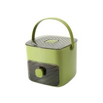 Portable 48-Cube Ice Bucket Set, Food-Grade Ice Mold with Storage Bin & Scoop 1PCS žalia