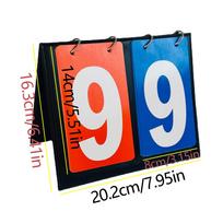 Scoreboard - Leather Score Keeper, Digital Flip Scoreboard, Multi-Sport Game Scoreboard