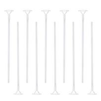 Sticks For Balloons 10 Pieces Flexible Assembly Holder Party Balloon Stand With Cups For Men Women Teens Kid Boys Girls Children 40x6x6cm