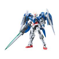BANDAI SPIRITS RG Mobile Suit Gundam 00 Double O Riser Scale Plastic Model Kit GN-0000+GNR-010 1/144 Pre-colored