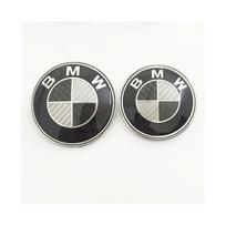 Priekinės ir galinės emblemos CARBON FIBRE BMW 82mm 74mm E46 E90 E92 E60 E81 X3 X5 1 3 4 5 M serijai