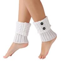 Comfortable Knitted Boot Cuffs Elastic Design Lightweight Leg Warmers Short Boot Toppers Portable for Daily Wear Comfort balta