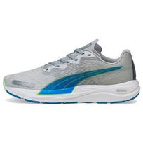 PUMA Men's Velocity Nitro 2 Gray Blue Low Top Casual Running Shoes 376263-01 40