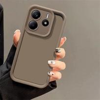 Dėklas Xiaomi Redmi Note 14 4G, Dėklas telefonui Redmi Note 14 5G, Redmi note 14 Dangtelis, Galinis dangtelis, Vienspalvis, Kameros objektyvo apsauga, Silikoninis Redmi Note 14 5G (Global)