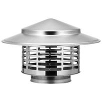 75-200mm Židinio Kaminų Kepurės Nerūdijančio Plieno Krosnies Vamzdžio Dangtis Lauko Stogams inner dia 75mm