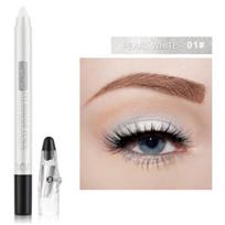 12 Colors Beauty Highlighter Eyeshadow Pencil Pen Akių pieštukas Perlamutrinis Ilgalaikis Šilkinis Vandeniui Neperšlampamas Pieštukas Akių šešėlių lazdelė Glitter Smooth Eyeshadow Pen