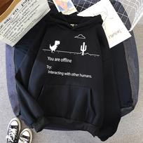Winter Women's Hoodies Full Sleeve Hoodie Goth Flames Print Sweatshirt cool Women Hoody Female Itself Sudaderas student clothing 3XL white
