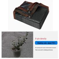 Black Encrypted Shade Net with Edge Binding and Hole Punching for Greenhouse and Rooftop Insulation