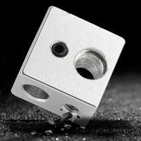 20x20x13mm Aluminum MK10 Extruder Hotend Heater Block M7 Thread Heatbreak for 3D Printer