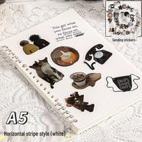 Comfort Grip Detachable Coil Notebook - A4/A5 Junior High School Grid Notebook