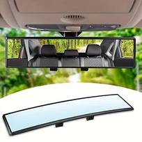 Wide-Angle Rear View Mirror - Fog-Resistant &-Free, Curved Glass for Visibility - Premium Interior Car Accessory balta