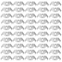 100Pcs SK5 Hooked Trimming Knife Blade Heavy Duty Utility Hook Blade Hooked Razor Accessory for Cable and Wire Stripping PVC