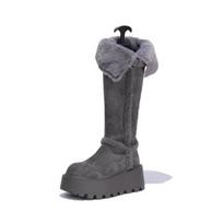 Snow Boots, High Boots, Thick-soled Boots, Extra Insulation, Thick Cotton Shoes, Long Boots 35 pilka