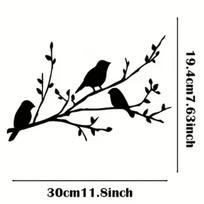 Vintage Metal Bird Wall Art Home Decor
