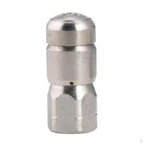 1/4''M 1/8''M Sewer Cleaning Jetting Nozzle Rotating Drain 3 Jet B gray