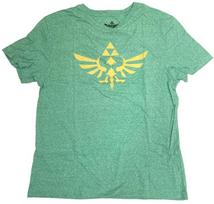 Nintendo Zelda Triforce Logo Green Heather Men's Graphic T-Shirt New Unisex T-Shirt L blue