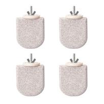 4 Pcs Birds Beak Grinding Stone Parrot Calcium Perch Chewing Toy Birds Foot Claws Trimmer Platform for Small Medium Birds Parakeet Lovebird Cockatiel 4pcs A