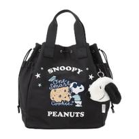 Isaac Snoopy Design 2-Way Drawstring Tote Bag (Cookie) 2005703 Gray (11)