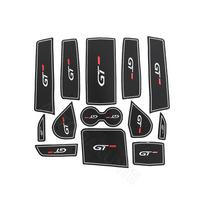 13Pcs Car Door Groove Mat Anti-Slip Dust-Proof Gate Slot Pad  Accessories For Peugeot 3008 5008 GT Hybrid 2017-2025 2025 2025 balta