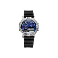 CITIZEN Kvarcinis Mechanizmas PU Dirželis Laikrodis 42mm Vyriški Laikrodžiai Mėlynas Ciferblatas JG0070 20L Nardymo Cilindras JG0070-20L Blue