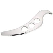 Stainless Steel Gua Sha Tool Manual Massage Scraping Board Physical Therapy Myofascial Release Tissue Mobilization white